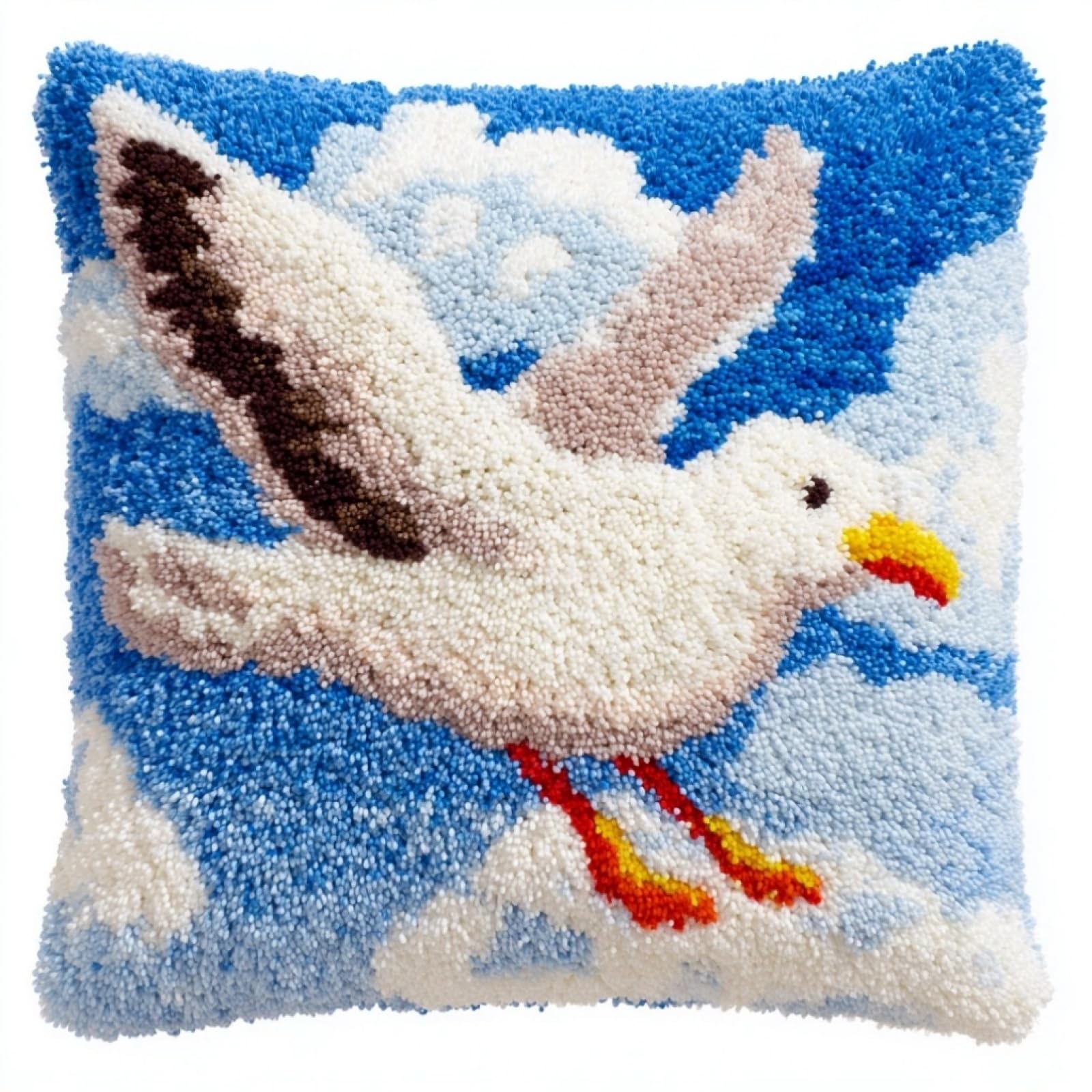 Axiangzik Seagull Latch Hook Cushion Kits For Beginners,