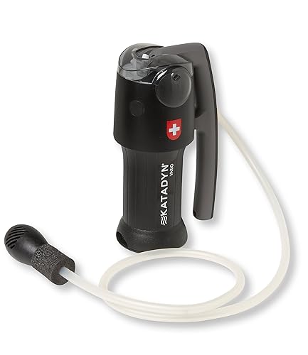 Katadyn Filtro de agua Vario microfiltro de doble tecnología para campamento personal o en grupos pequeños mochileros o preparación de emergencias