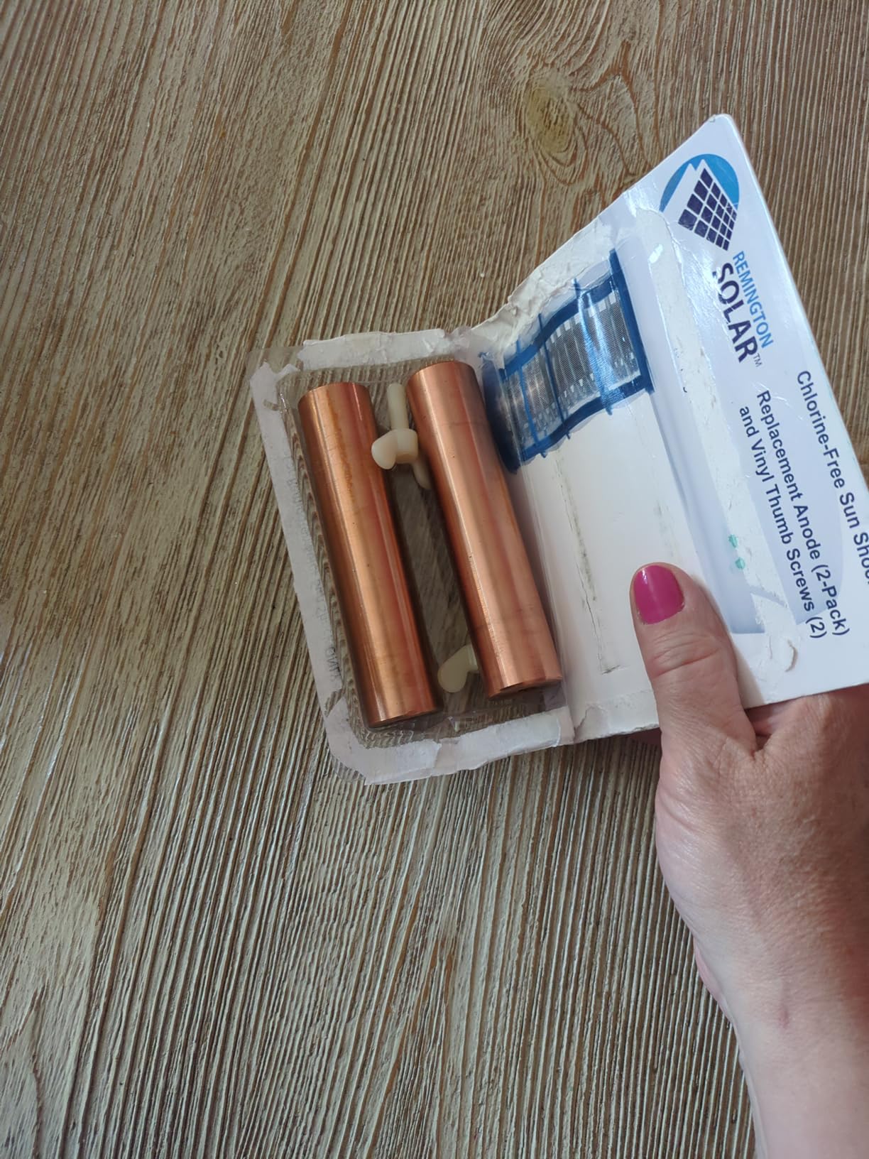 Remington Solar Copper Anode, 2 x Replacement, Sun Shock