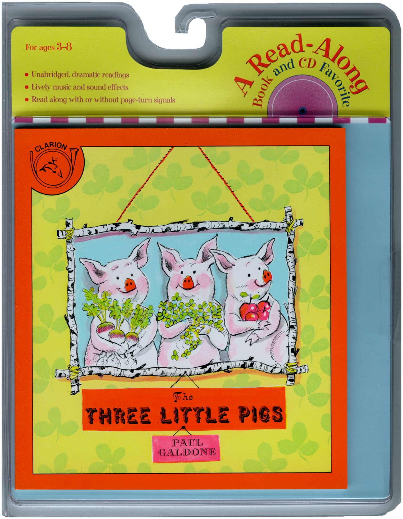 The Three Little Pigs Book & CD (Paul Galdone Classics)