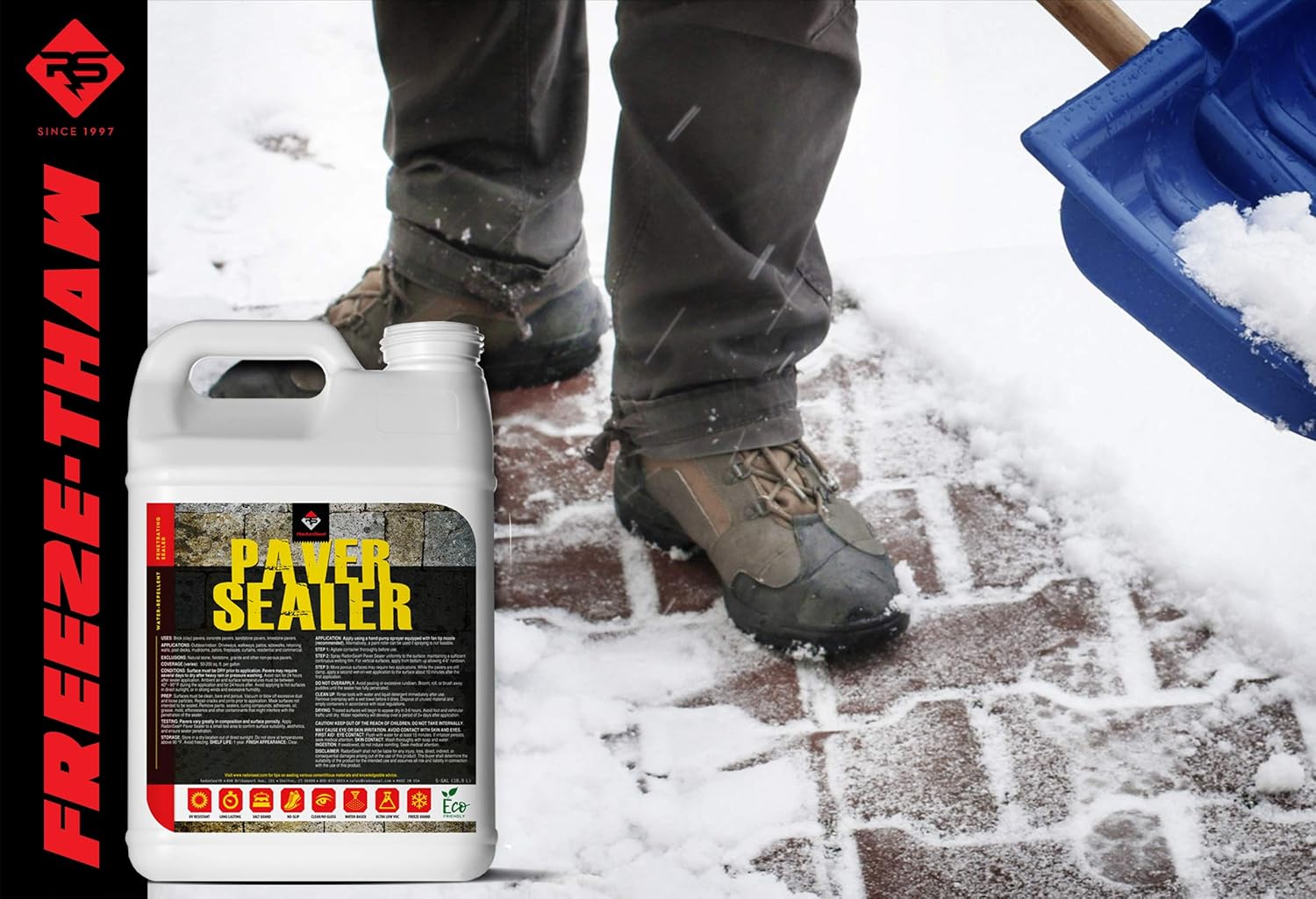 RadonSeal Paver Sealer and WaterRepellent Preserve and