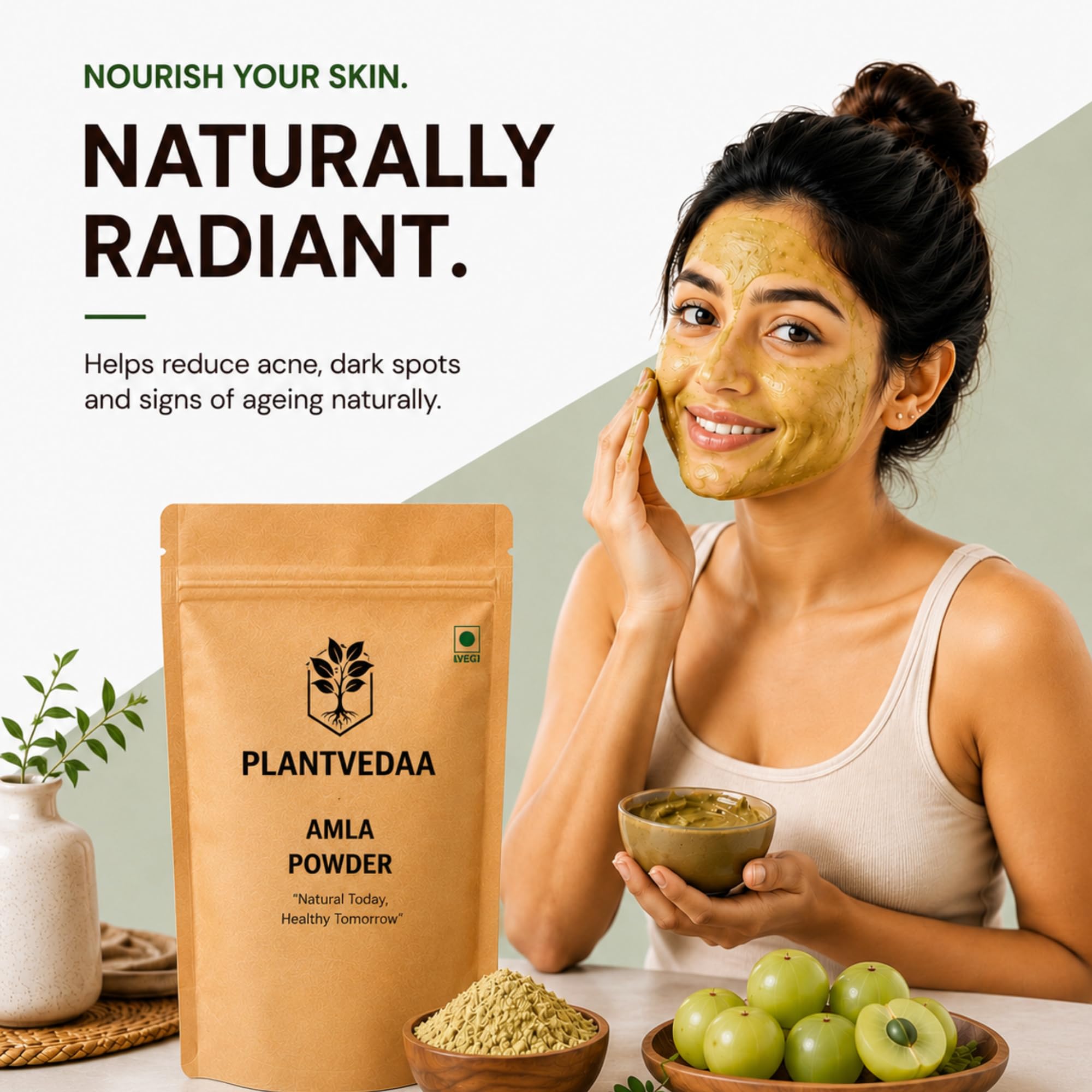 Pure Amla Powder 225 Grams — Amazon image 4