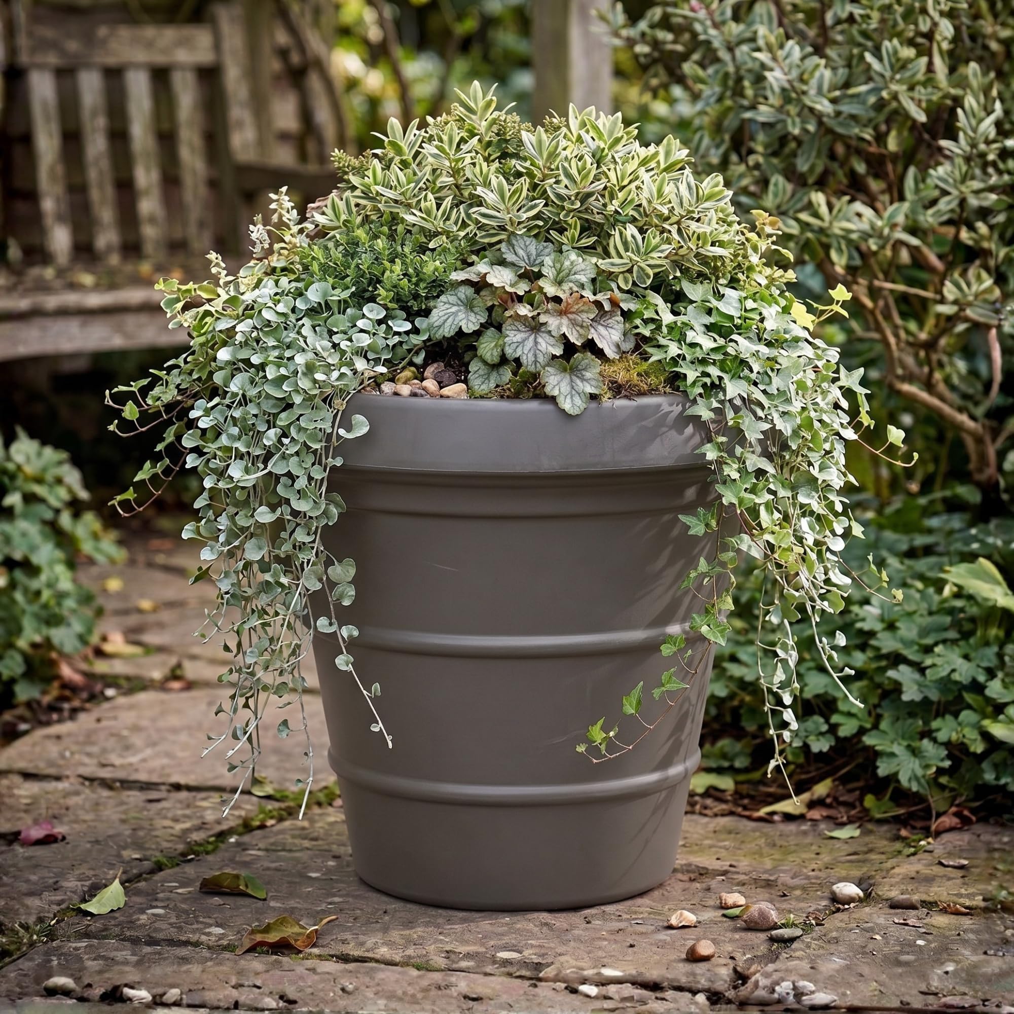 Trifibre Clay Classic 66Cm Rotomoulded Planter (140L) - Frost-Proof Effect