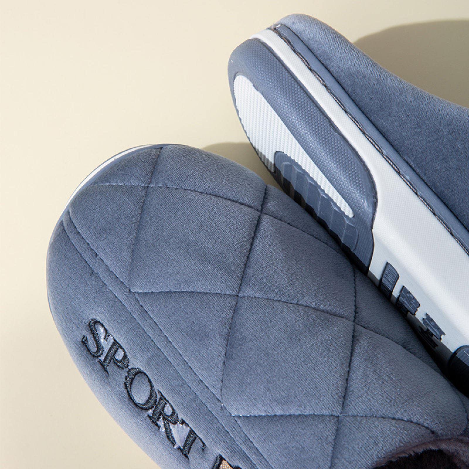 Un'Elegante Pantofole in Cotone Pantofole Calde Pantofole in Cotone Autumn And Winter Men Cotton Slippers Home Warm And Comfortabl