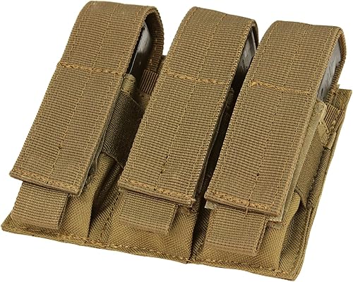 Condor MA52-498 Triple Pistol Mag Pouch (Coyote Brown) disponible en Yaxa Peru