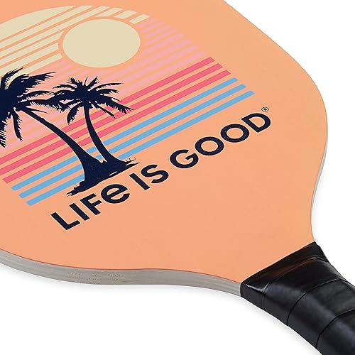 Miniatura 8 de Life is Good Juego de iniciación de pickleball - Incluye 2 paletas de pickleball de madera, 2 bolas de pickleball de tamaño reglamentario y bolsa de
