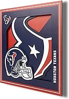 Vista 26 de YouTheFan Arte de pared de la serie de logotipos 3D con licencia oficial de la NFL, hecho de múltiples capas, listo para colgar en la pared, diseño