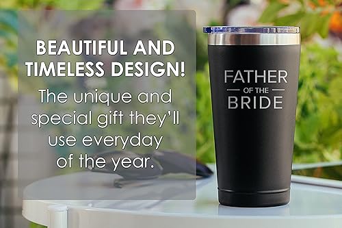 Miniatura 3 de Sodilly Vaso de café aislado, regalo para el día del padre, accesorio de anuncio de compromiso, regalos para el padre de la novia, vaso de café