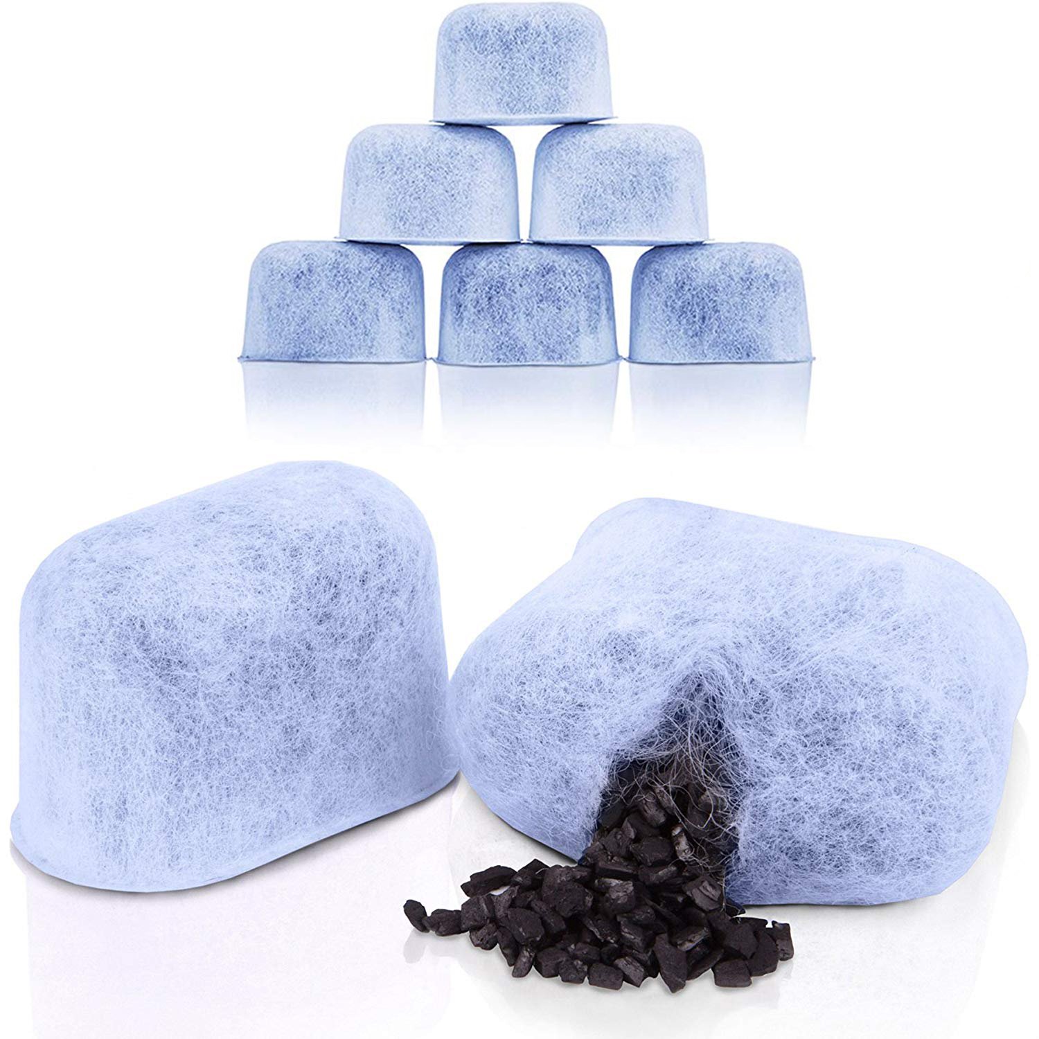 GoodCups6 Water Filters for Keurig K-Classic, K-Elite, K-Select, K-Cafe, K-Compact, K-Mini - Replacement Water Filter for 1.0 and 2.0 Keurig Coffee Makers - Compatible with all Keurig Brewers