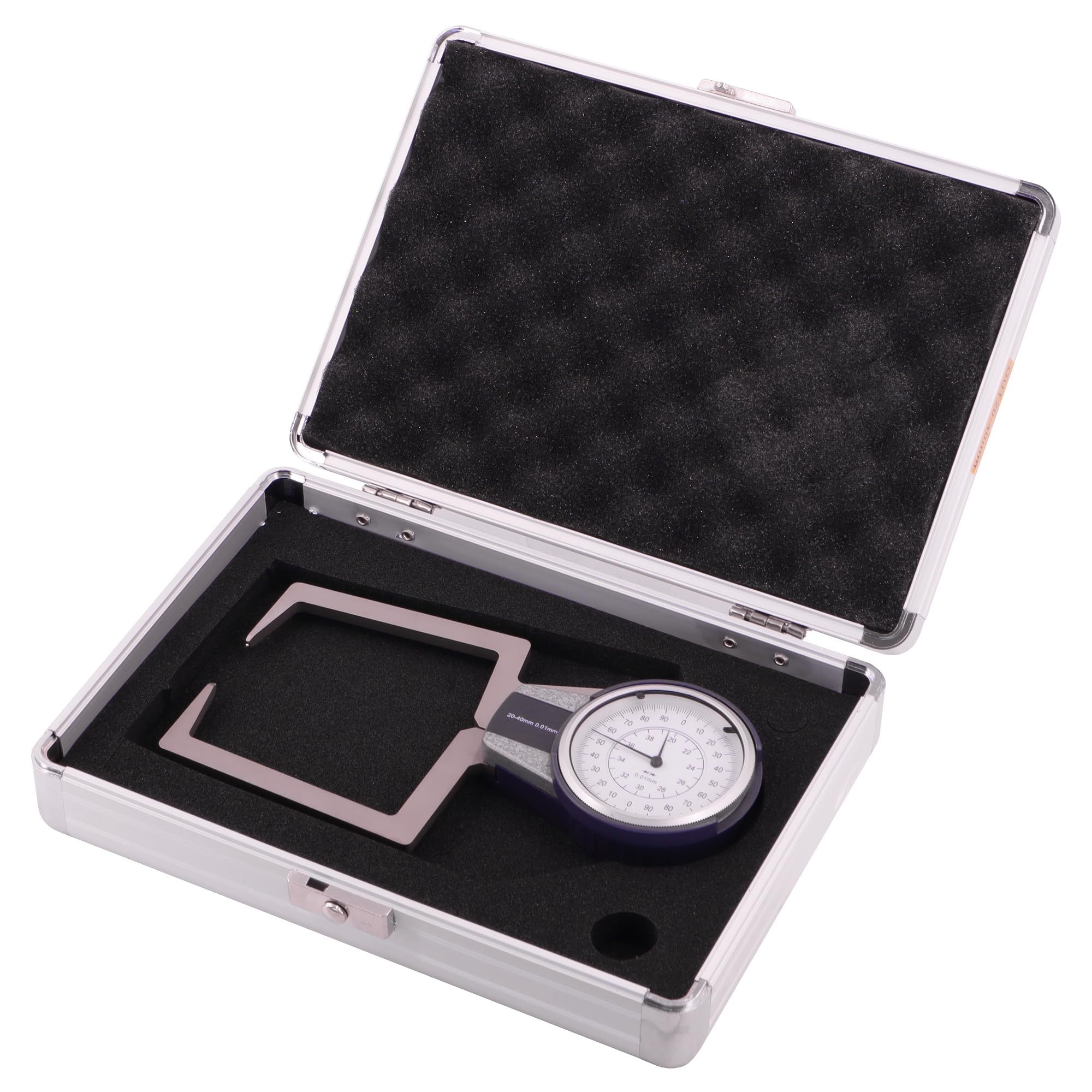 ASIMETO Außen-Schnelltaster analog (Messuhr), Messbereich 10–30 mm, mit Hartmetall-Messkugeln
