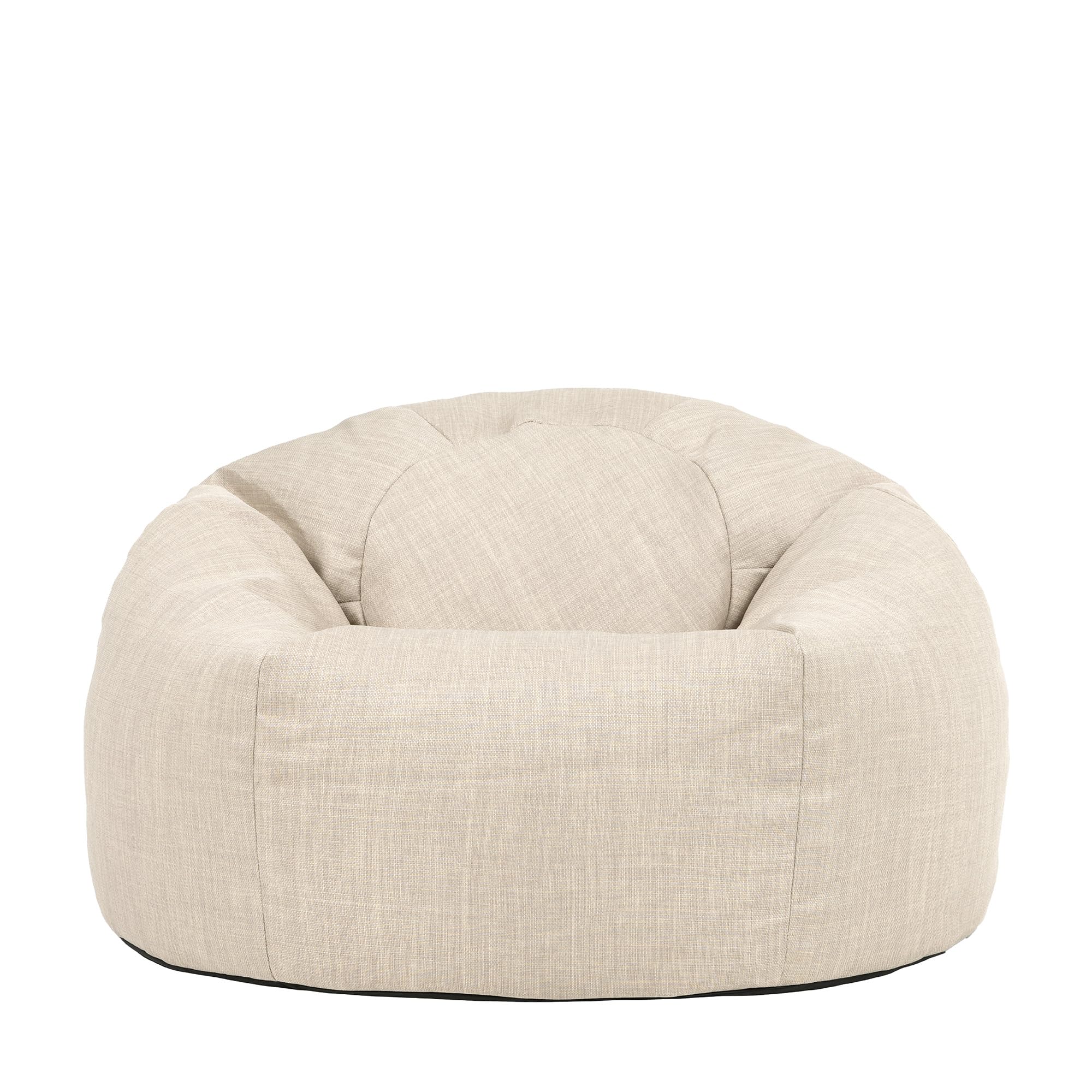 icon Classico Pouf de Esterno, Beige, Poltrona Sacco con Riempimento Incluso, Tessuto Resistente All'acqua, Pouf Sacco, Sedia de Gardino, Mobili da Gardino, Terrazza