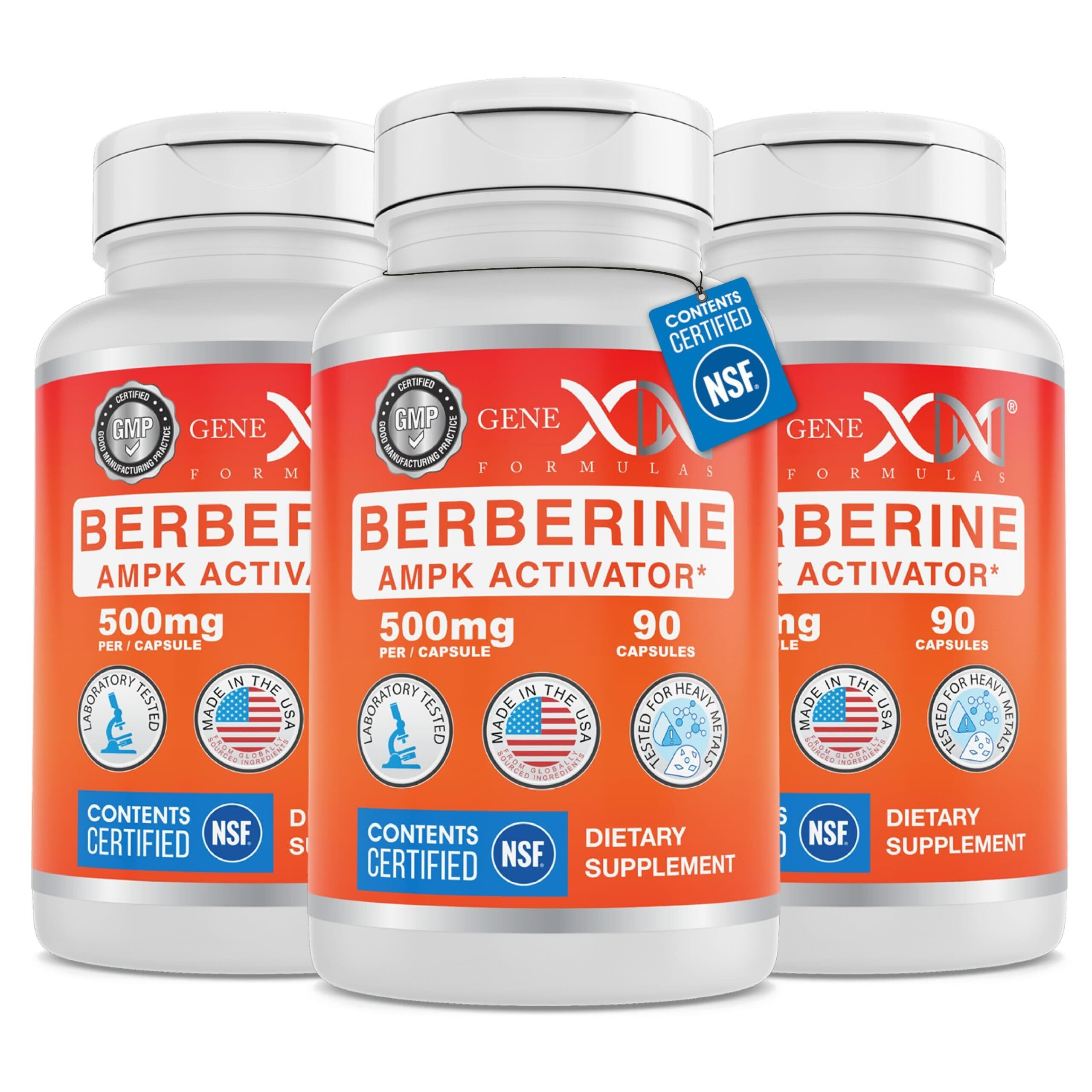 Genex Formulas Berberine HCl 500mg NSF Certified Supplement 90 Caps — Amazon image 10