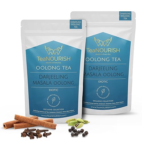 Miniatura 8 de TeaNOURISH Darjeeling First Flush Black Tea  Refrescante y aromático de una sola finca  Té de hojas sueltas  Recién procedente directo del origen -