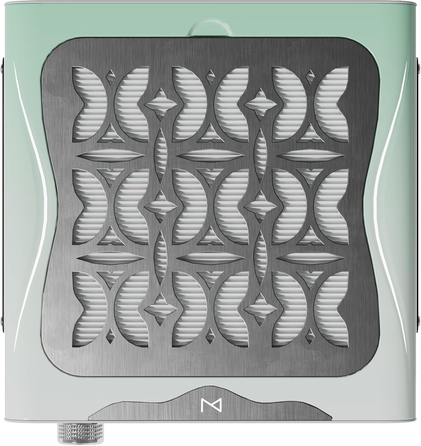 M Beauty Studio M – Nova Air 60W Cordless Rechargeable Nail Dust Collector, Professional Portable Vacuum Machine with 2600mAh Battery, 4000RPM Fan, Strong Suction for Acrylic and Gel Filing (Green)