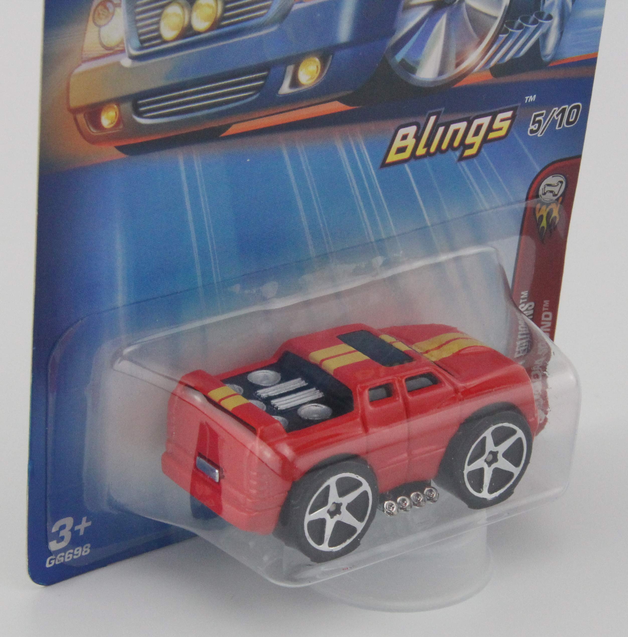 Hot Wheels 2005 First Editions Blings #033 - 1:64 Scale Red L'Bling Die-cast Car, Collectible Toy