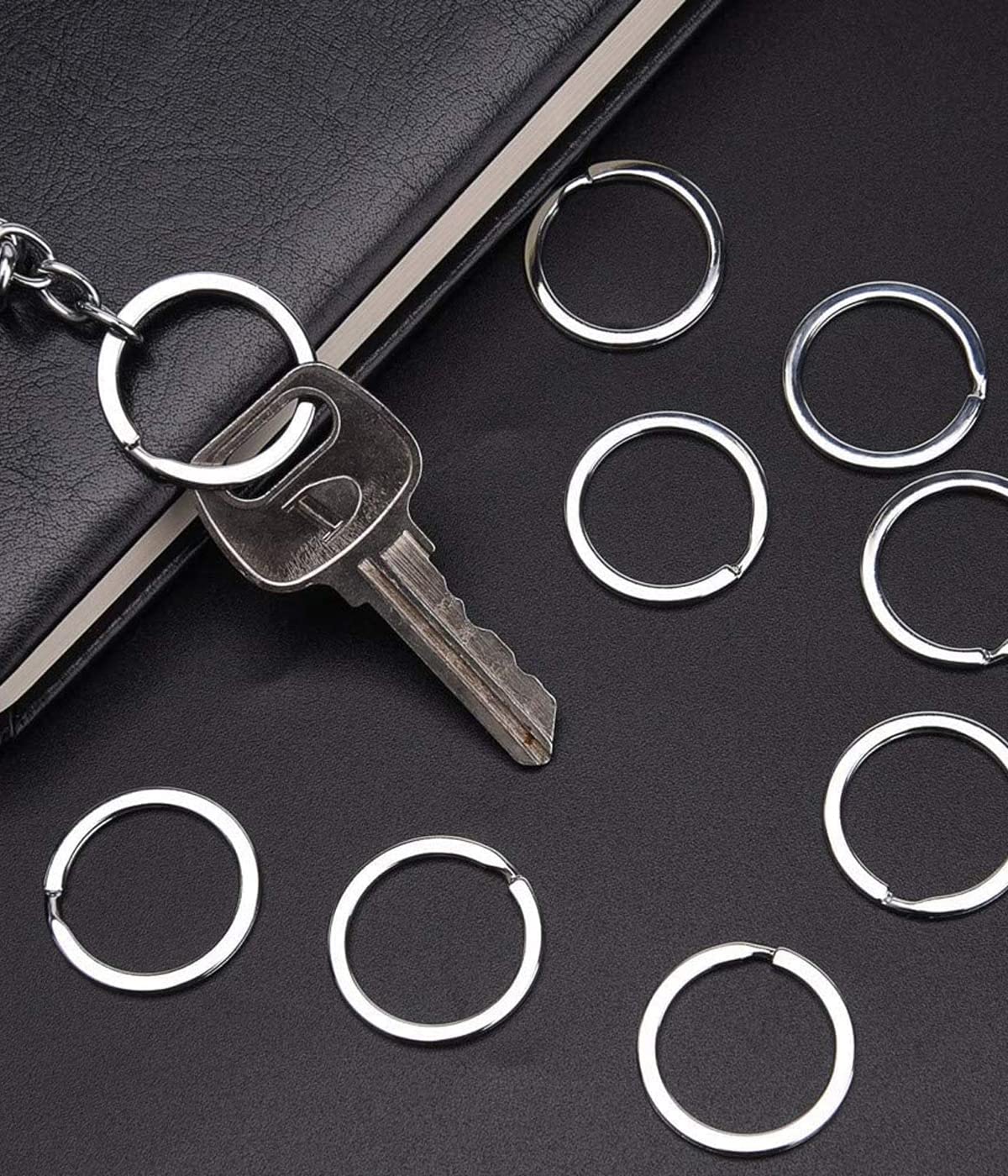 Tucnoeu Lot De 150 Anneaux Porte-clés En Acier Inoxydable De