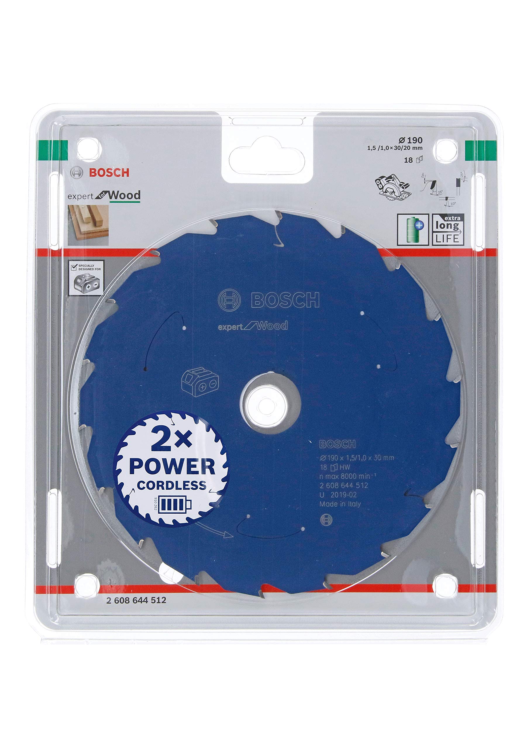 Bosch Accessoires Cirkelzaagblad PRECISION 160 x 20/16 x 18T | 2609256855 - 2609256855