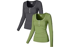 OQQ Womens 2 Piece Long Sleeve Tops Seamless Ribbed Elena Gilbert Outfits