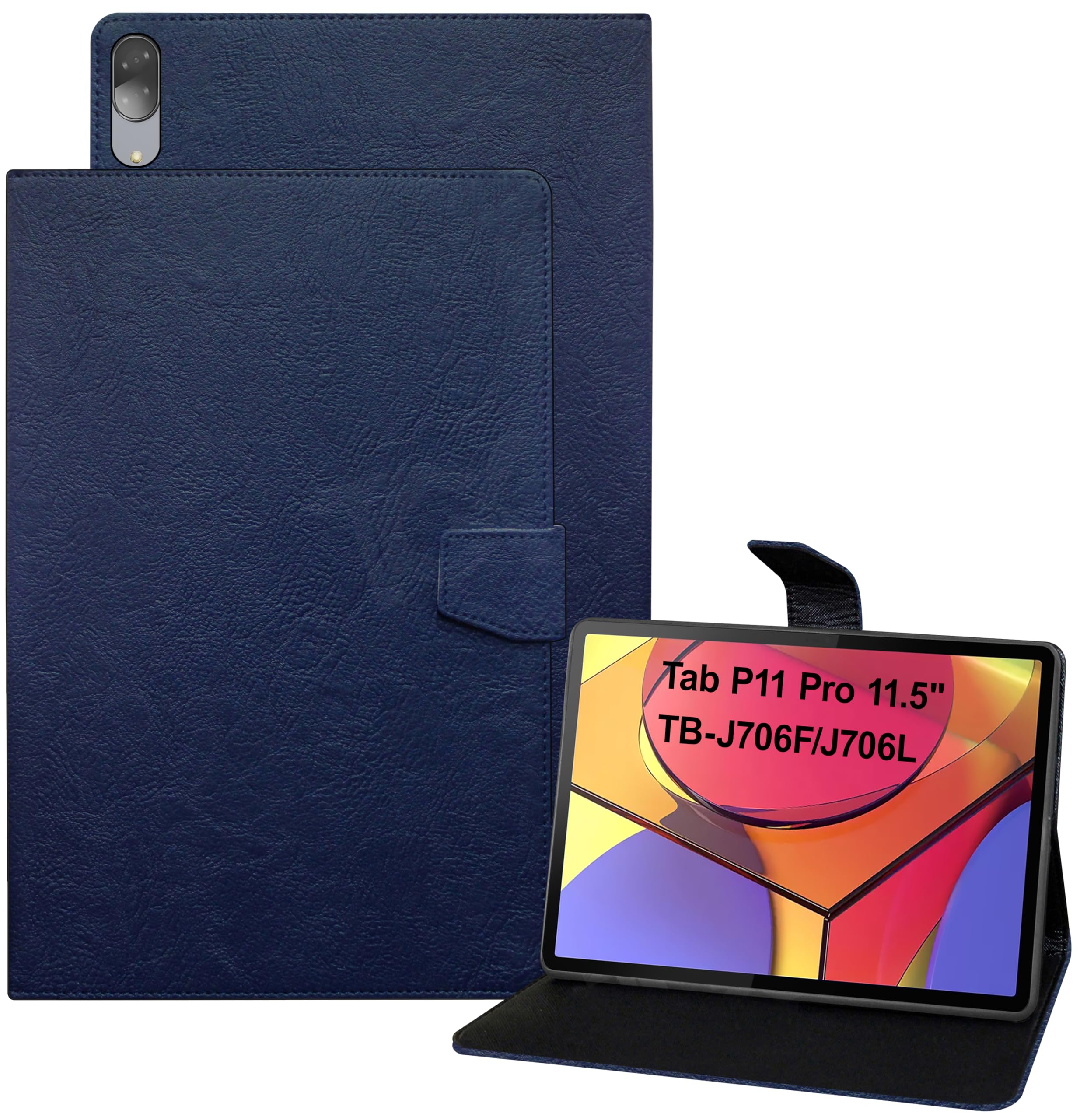 TGK Plain Design Flip Case Cover for Lenovo Tab P11 Pro 11.5 Inch Tablet 2020 Model (TB-J706F/J706L) (Blue) (B09KLV1SQD) Amazon Price History, Amazon Price Tracker
