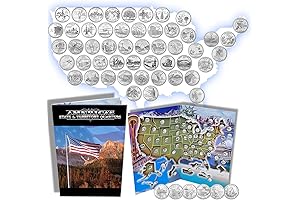 Complete 50 State Quarter Collection in a Collectible Display Book