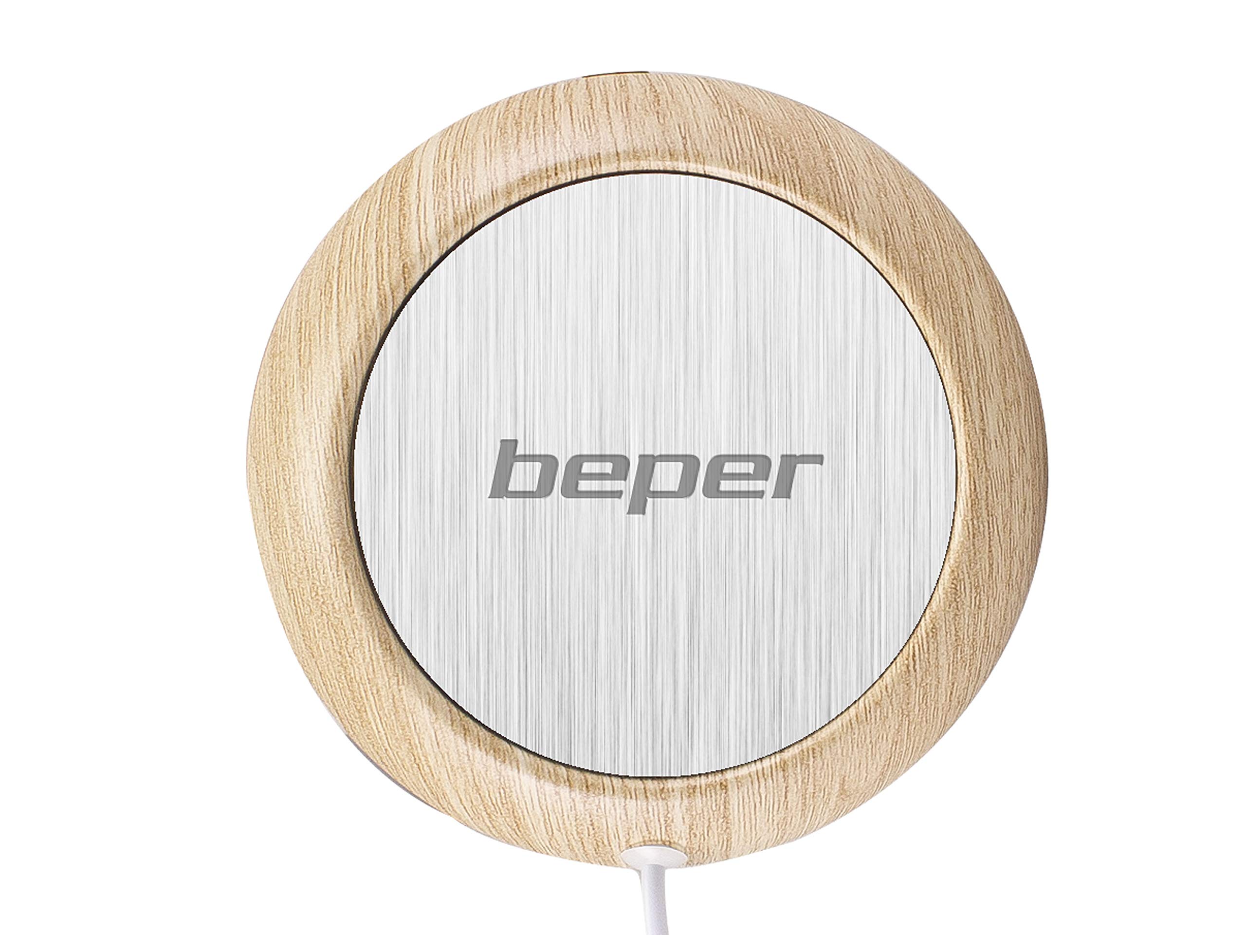 BEPER P201UTP003 Scaldatazze USB,Ideale per la stagione invernale, Pratico per chi lavora fuori e dentro casa,5W