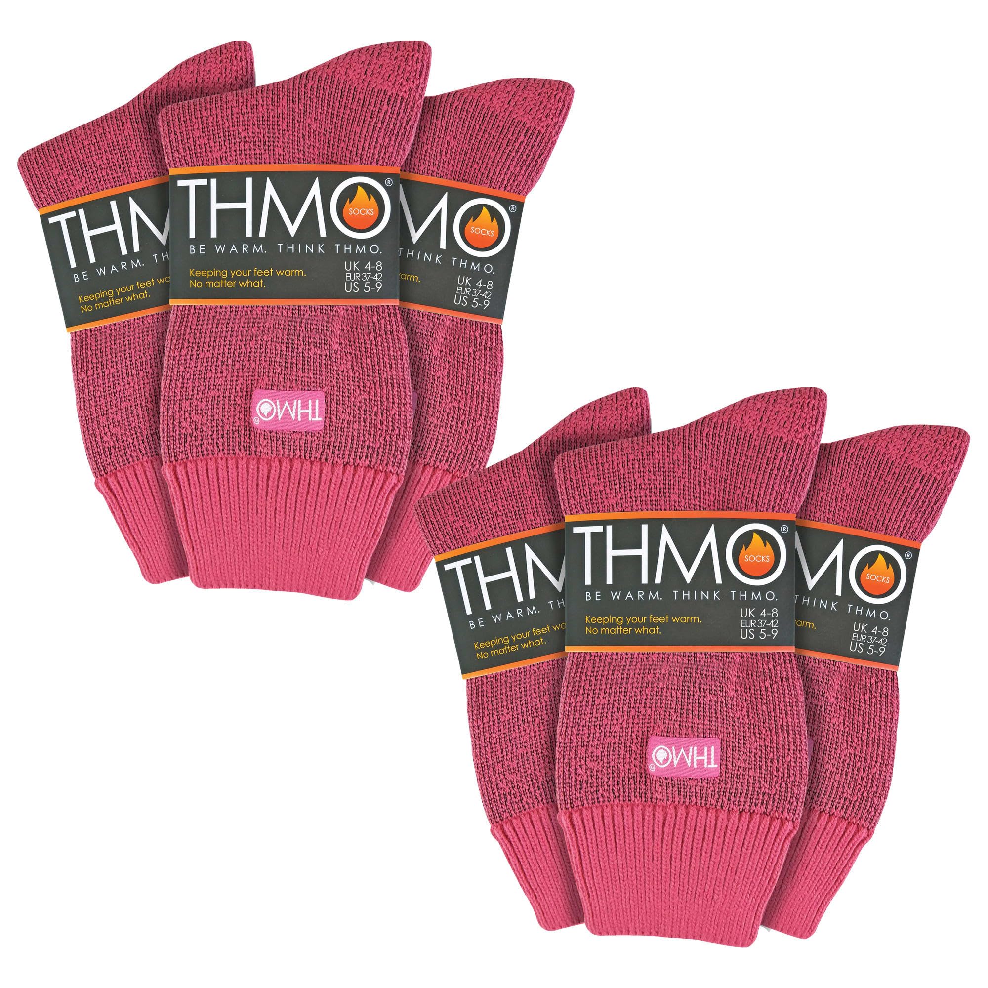 THMO - Pack De 6 Pares De Calcetines Térmicos Para Mujer, Suaves Y Transpirables