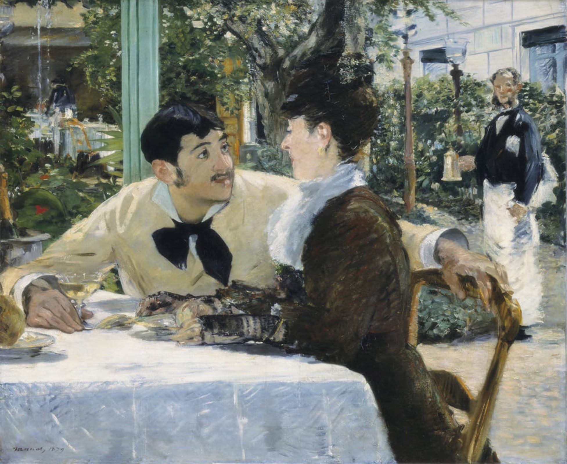 POSTERIIk Famous Print Pop Art Wall Art Graffiti At Pere Lathuille by Edouard Manet Art Prints for Home Decor 60x90cm