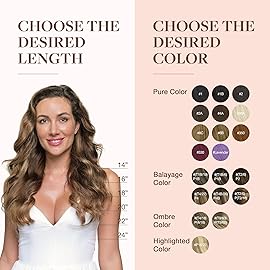GOO GOO Clip in Hair Extensions Real Human Hair, Remy Human Hair Extensions Clip ins for Women, Natural Human Hair, 12inch 85g 7Pcs, 4/27/4 Balayage Chocolate Brown to Caramel Blonde
