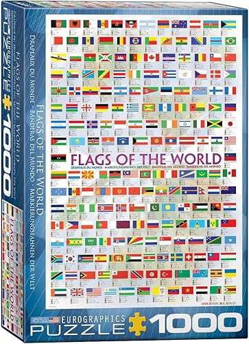 EuroGraphics Banderas del Mundo Puzzle (1000 piezas) (6000-0128)