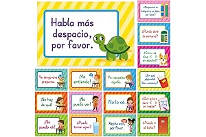 16 Pieces Spanish Educational Posters: Vibrant Classroom Decor for Fun and Engaging Language Learning