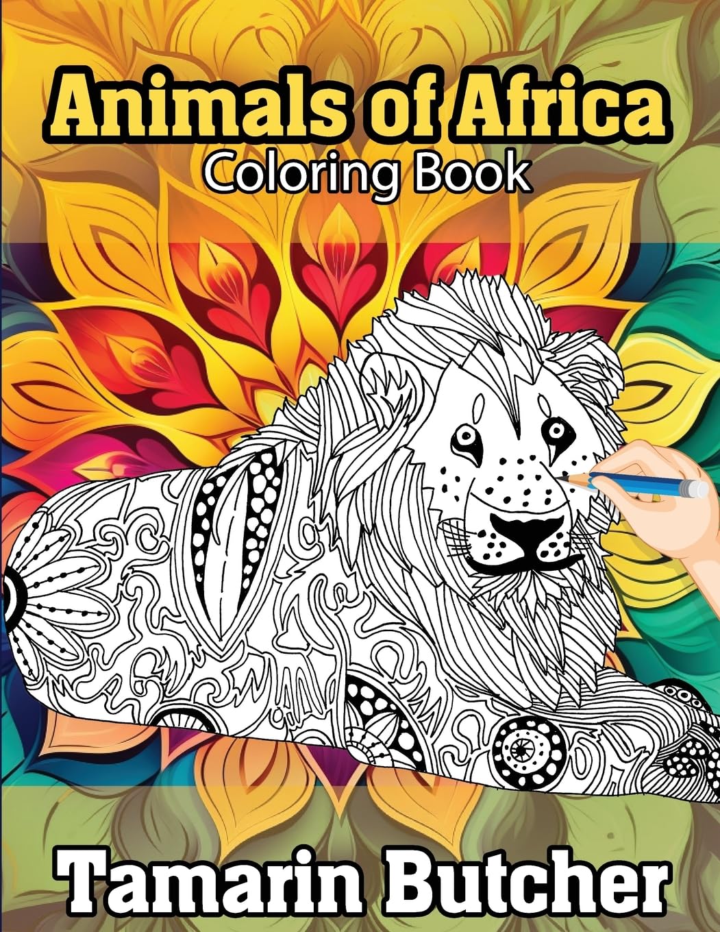 Animals of Africa Coloring Book (Tamarin's Toybox Coloring Books)