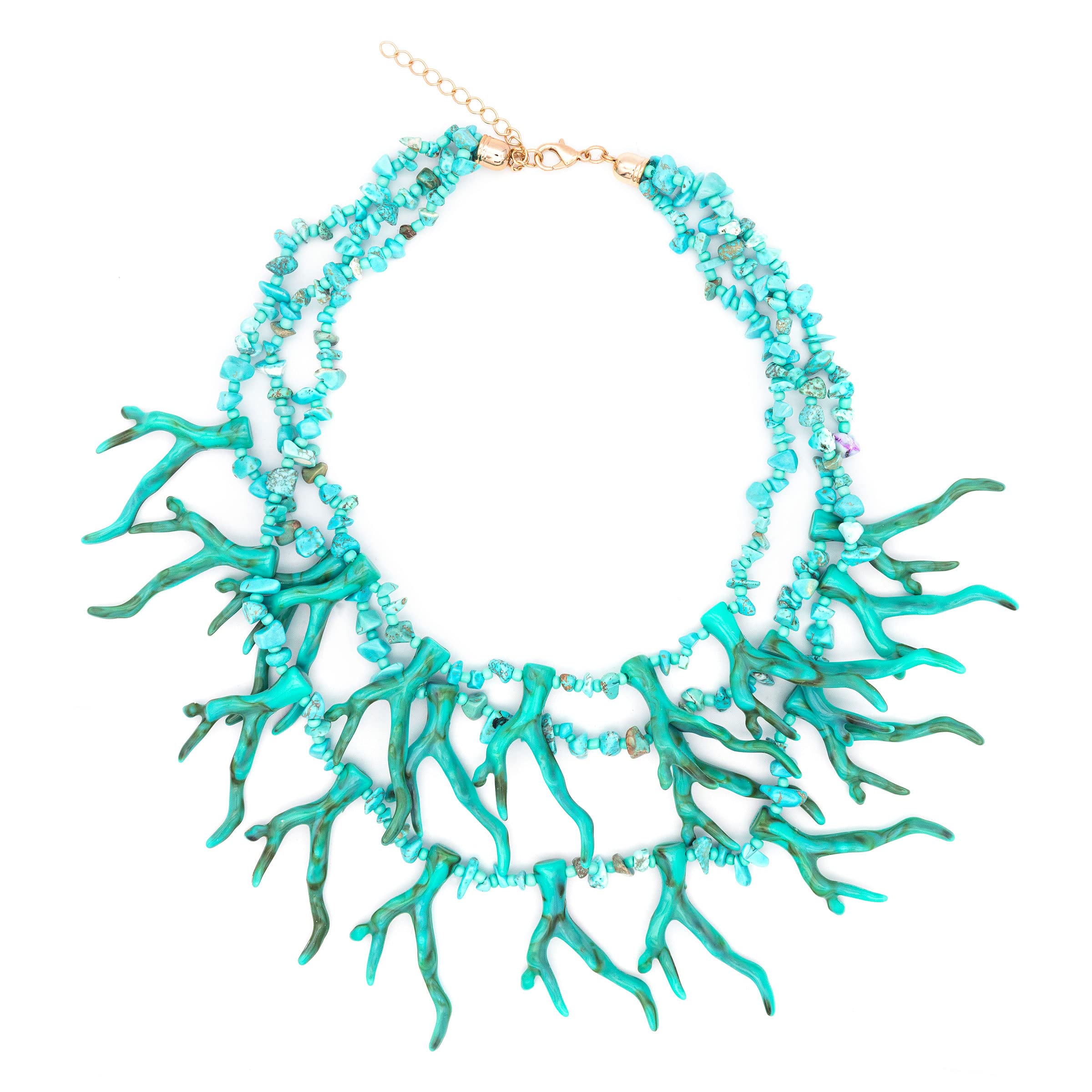 Colours & BeautyCollar De Mujer Con Conchas Ramas de Coral y Estrella De Mar | Gargantilla Mujer Flecos | Collar De Verano Conchas | Collar Coral Rojo | Collar De Playa | Choker Mujer Verano
