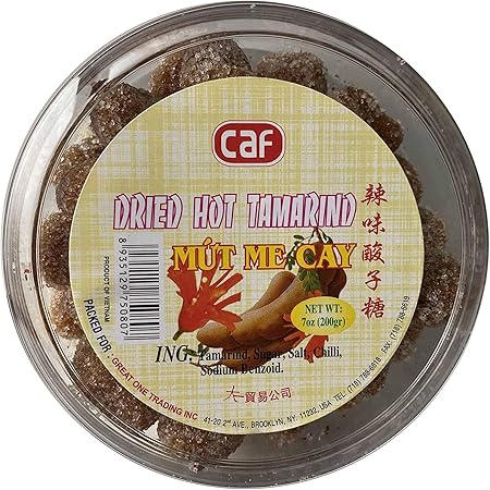 Amazon Com Premium Tamarind Candy With Chili And Seeds Tamarindo Enchilado Net Wt 6 0 Oz Gummy Candy Grocery Gourmet Food