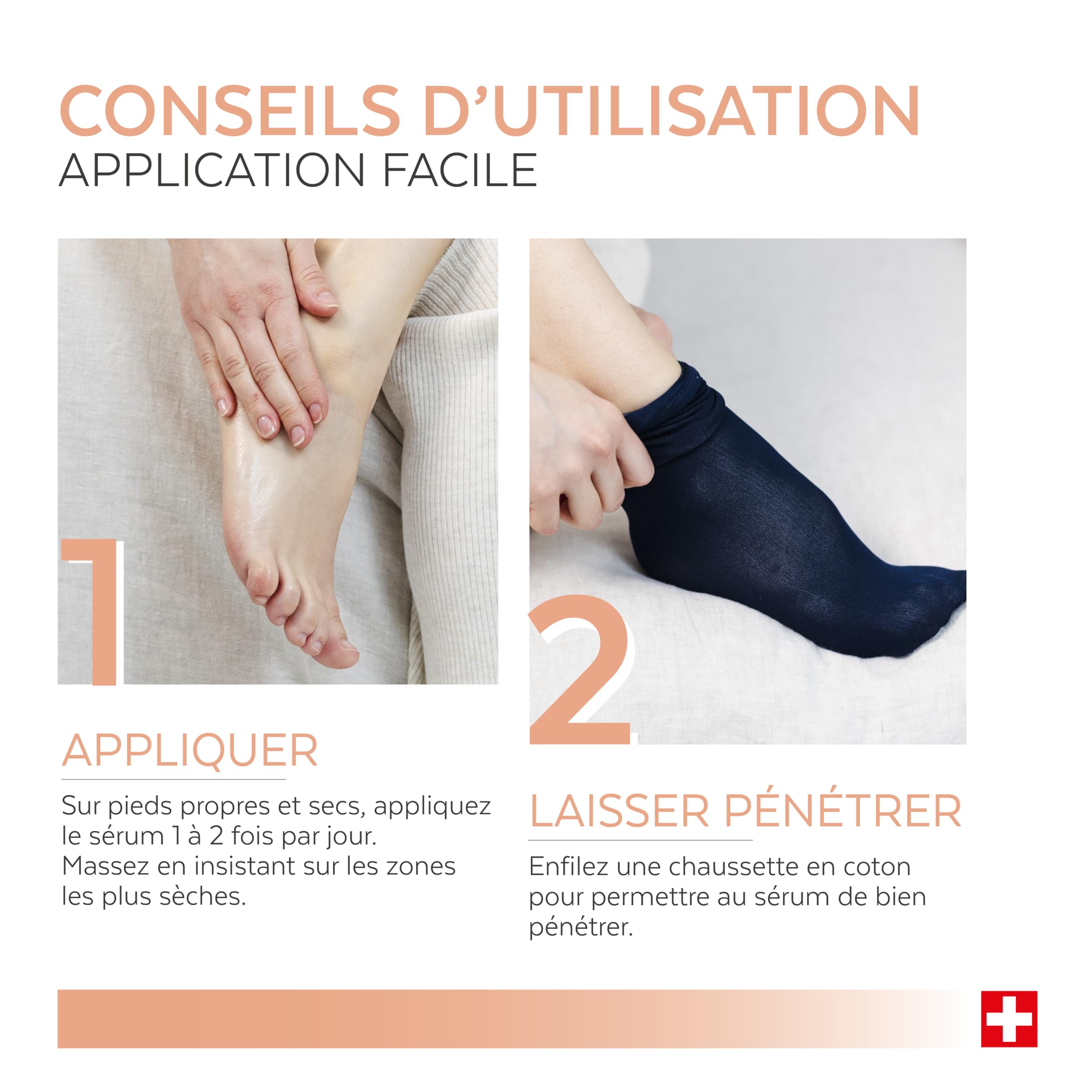 PODERM Sérum Mycose Pieds Athlète au Tea Tree | Répare et Apaise les Irritations, les Démangeaisons et la Desquamation | Post-Mycose, Psoriasis, Eczéma | Soin des Pieds | Fabriqué en Suisse.