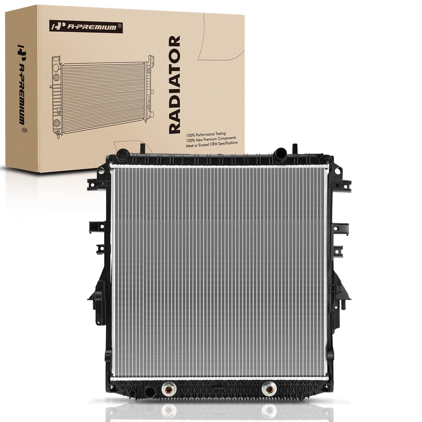 Photo 1 of A-Premium Engine Coolant Radiator Assembly with Transmission Oil Cooler Compatible with Chevrolet Chevy Colorado GMC Canyon 2016 2017 2018 2019 2020 2021 2022 Automatic Trans., Replace# 84195302