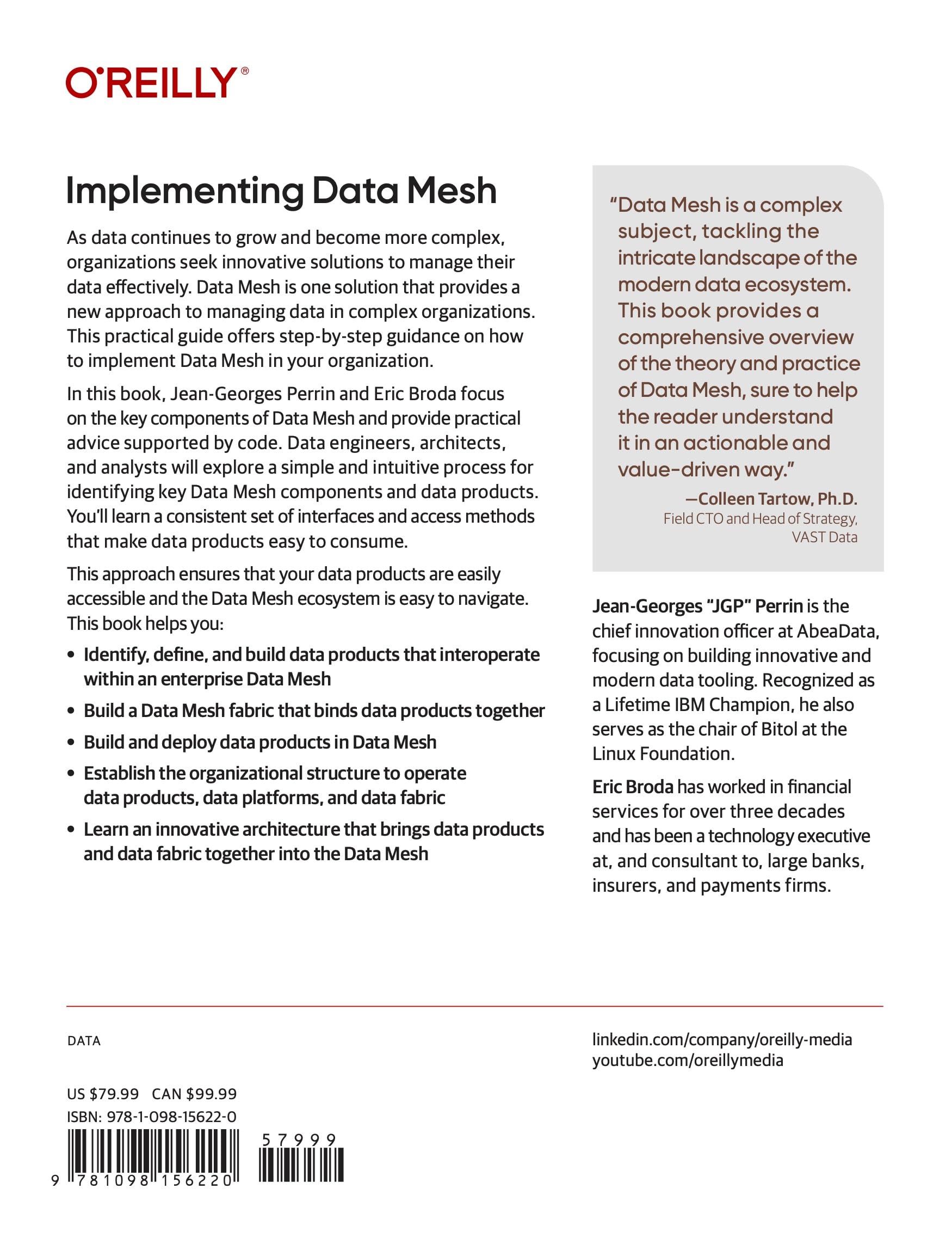 Implementing Data Mesh: Design, Build, and Implement Data Contracts, Data Products, and Data Mesh