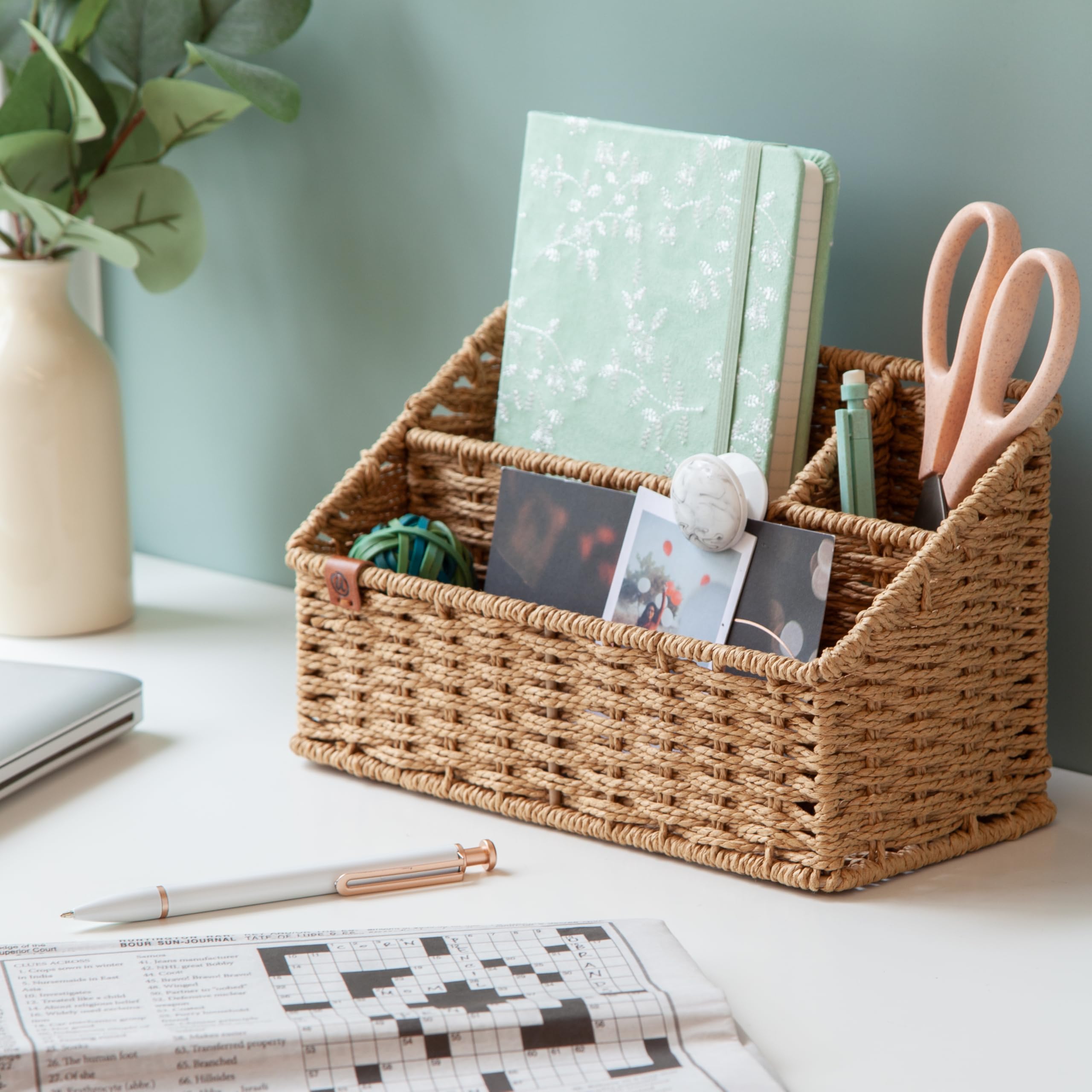 U Brands Tkany organizer na biurko typu wszystko w 1, materiały organizacyjne do biura, 1 szt