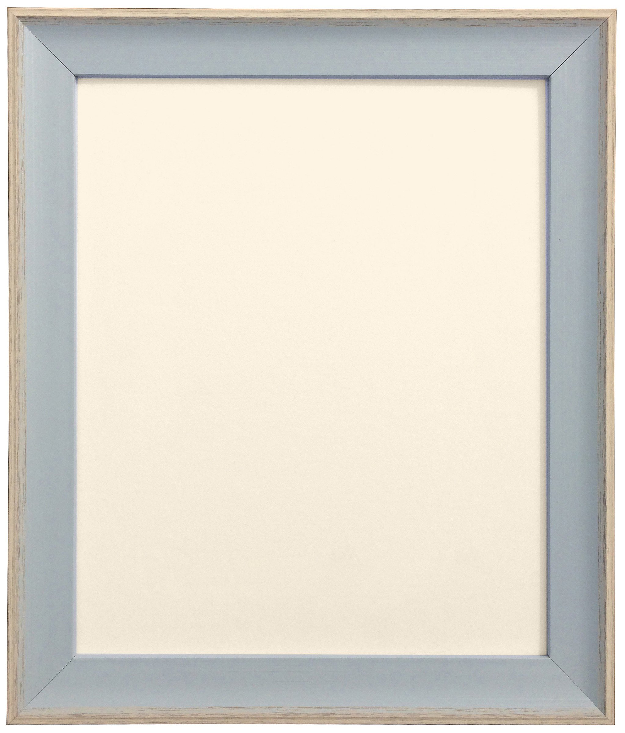 FRAMES BY POST AP-3016 niebieska ramka na zdjęcia z jasnoniebieską szarą podkładką 50 x 70 cm