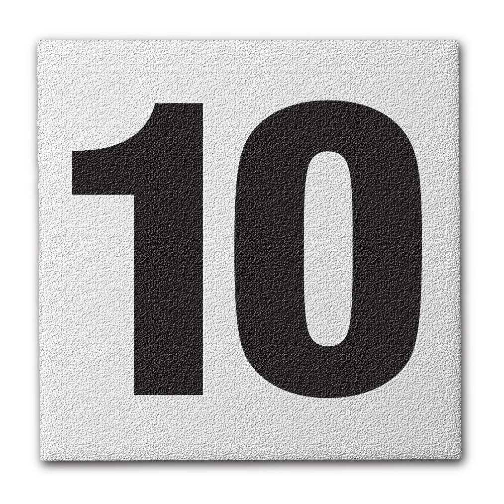 Ceramic Swimming Pool Deck Depth Marker 