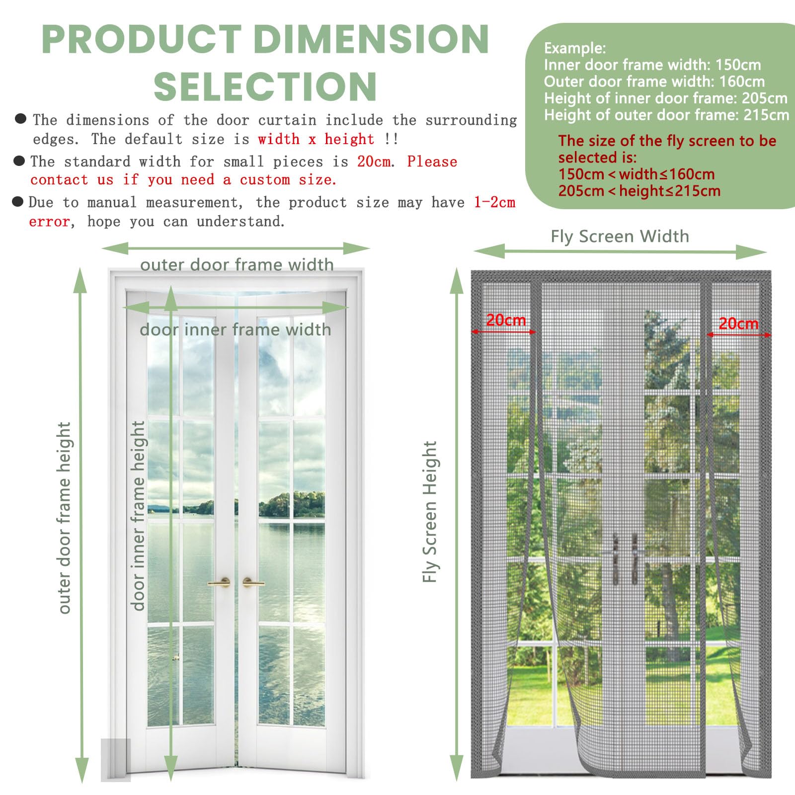 MAGICDOOR Moustiquaire Magnétique à Double Ouverture 240x220cm-Gris | Fibre de Verre Rideau de Porte Antimoustique Moustiquaire Fenetre Mailles Fines, Rideaux Aimantée pour Française Coulissante