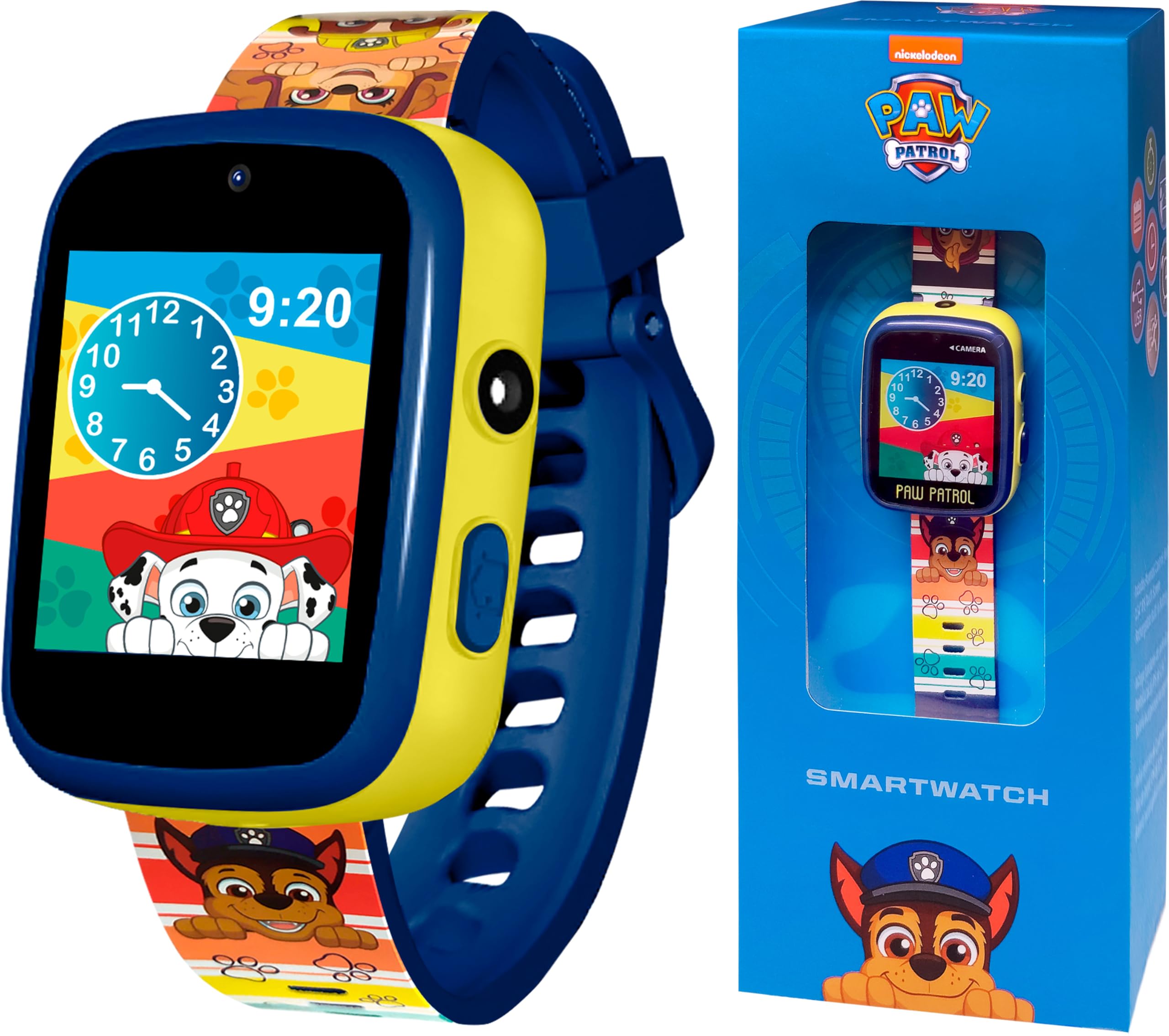 Paw Patrol- Smartwatch Pat Patrouille Montre Intelligente, PW19836, Multicouleurs, Small