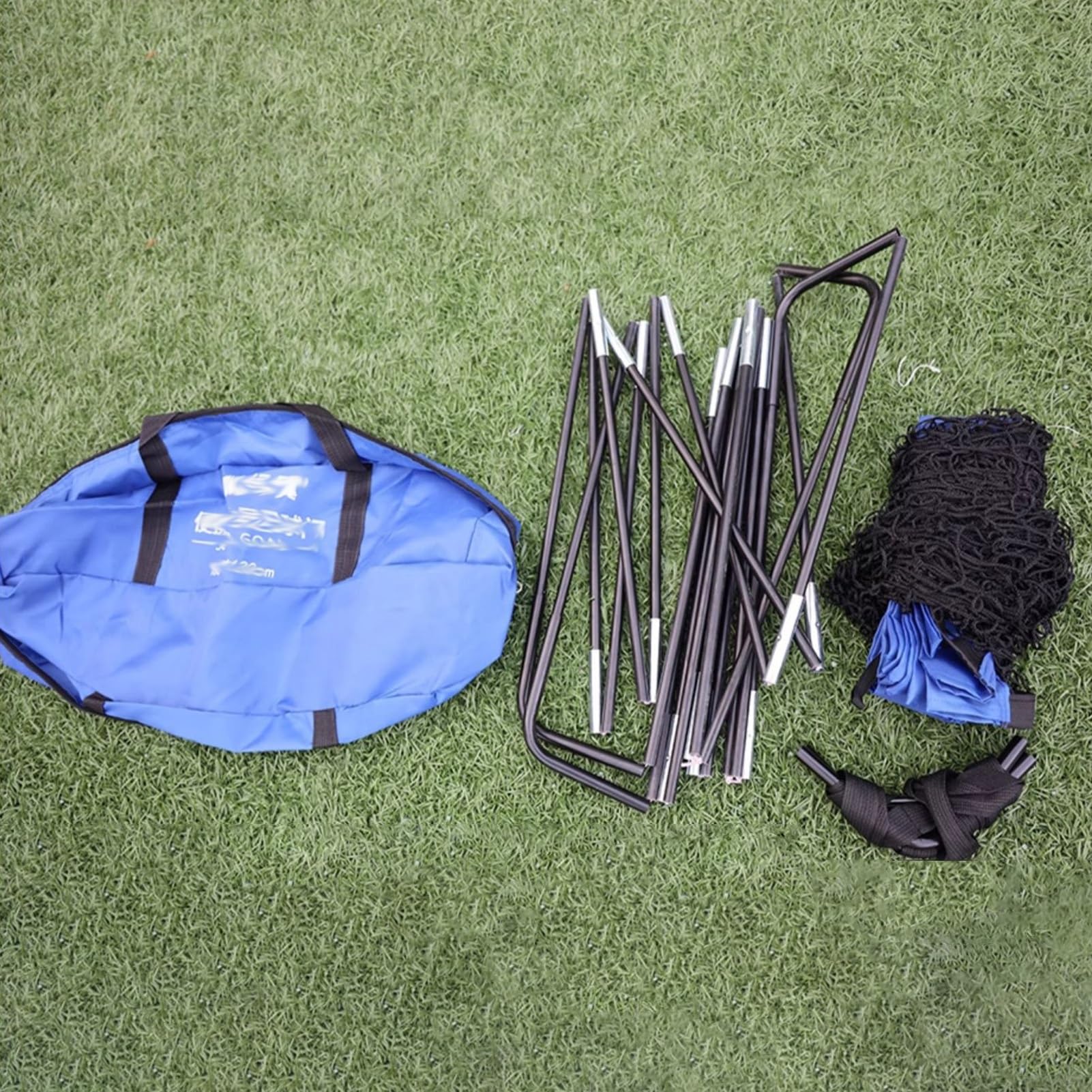 Porta da calcio Grande porta da calcio, attrezzatura per l'allenamento per i giovani, con borsa per il trasporto portatile, giochi sportivi all'aperto