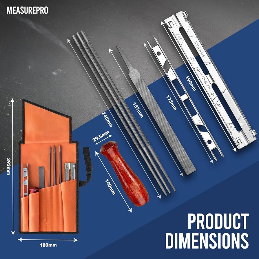 Amazon.com: MeasuPro Chainsaw Sharpening Kit - 7 Piece Set with