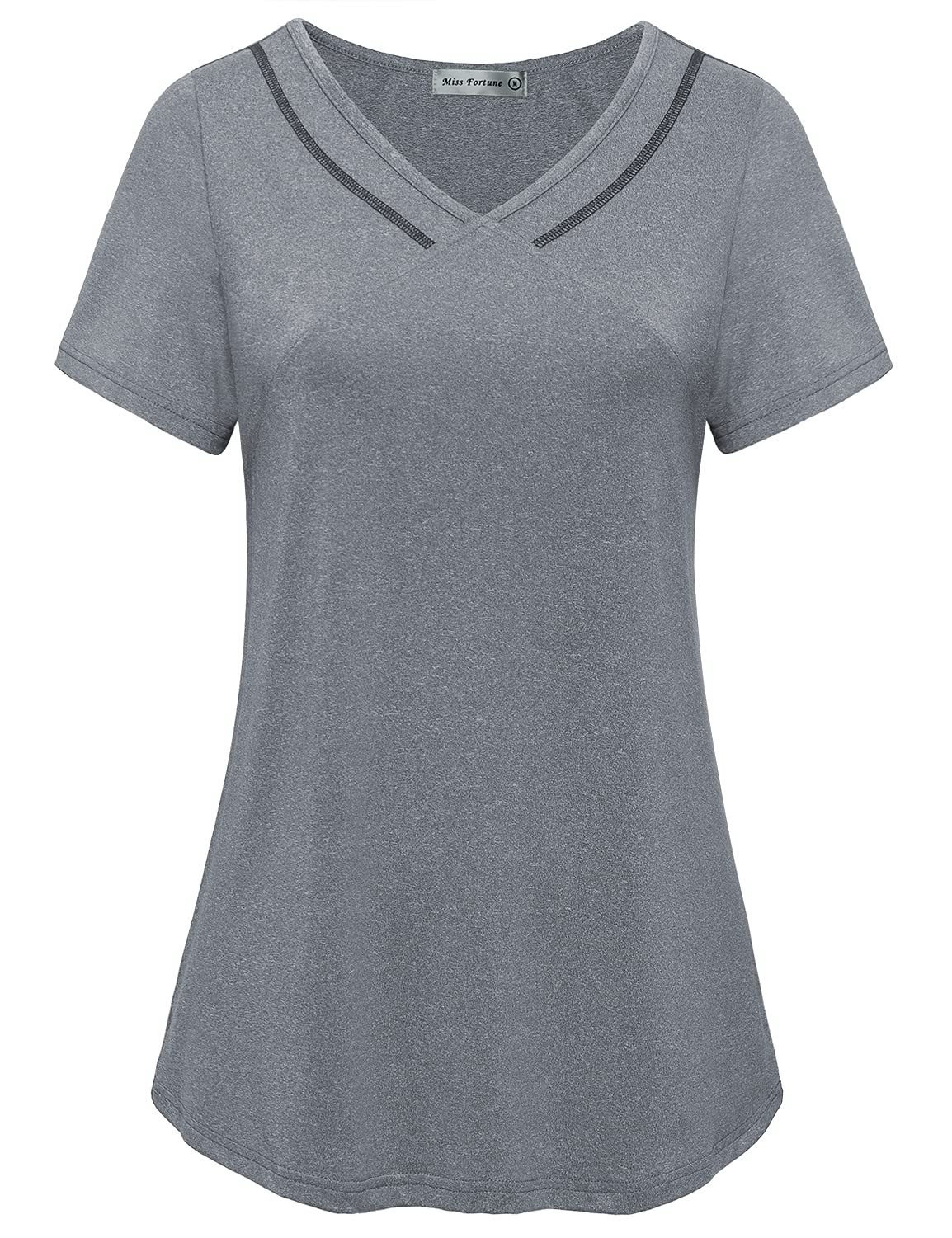 MISS FORTUNE Womens Fast Dry Yoga Tops Workout Clothes