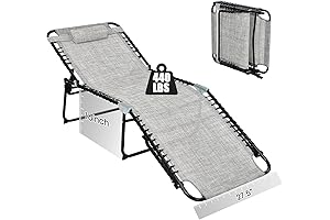 GYMAX Patio Lounge Chair for Plus Size (440lbs Capacity)