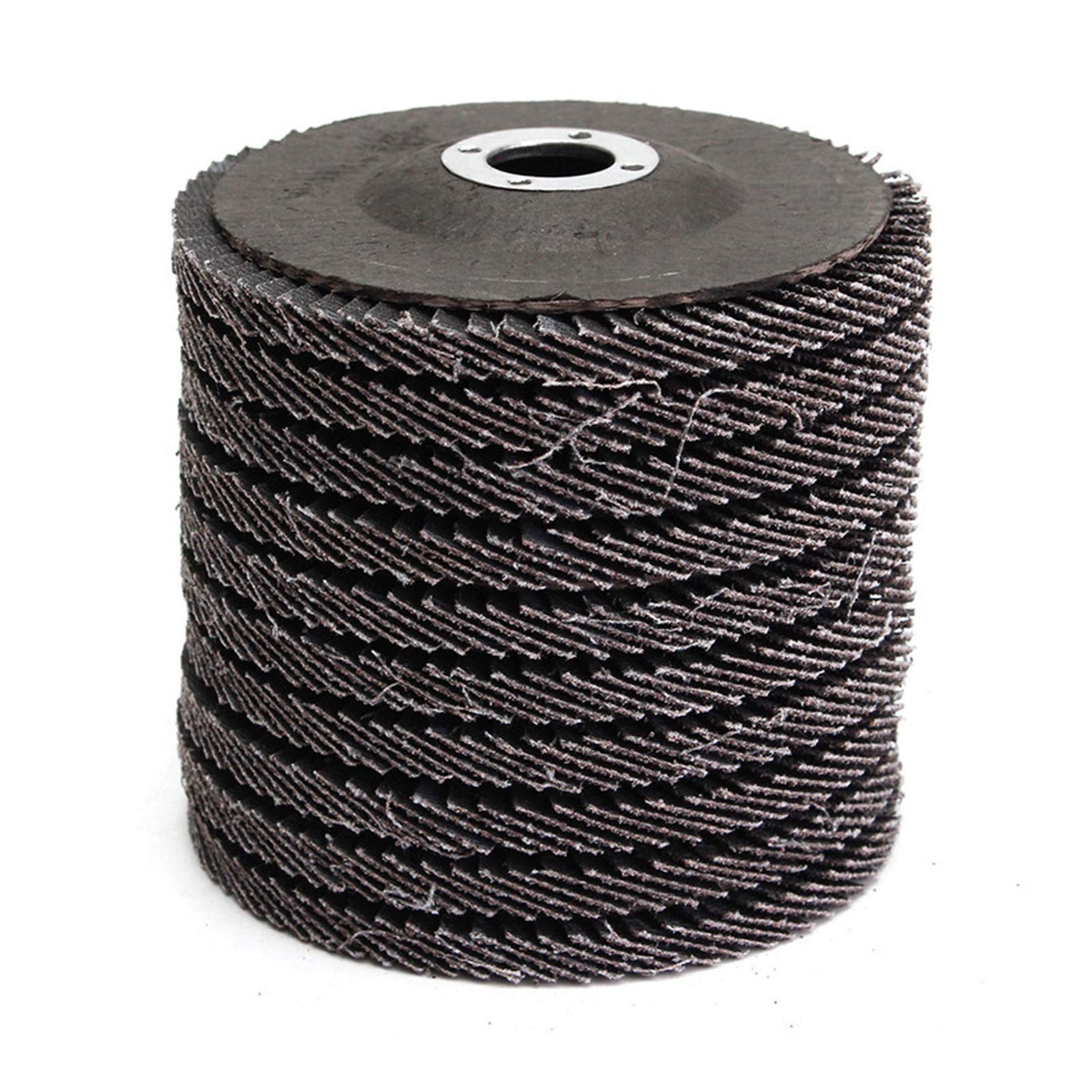 10Pcs 5″ 125mm 40 60 80 120 Grit Angle Grinder Flap Sanding Disc - View #5