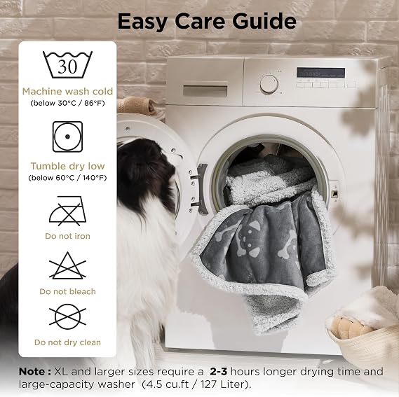 Bedsure Waterproof Dog Blankets for Small Dogs - 25X35, Anchor Gray