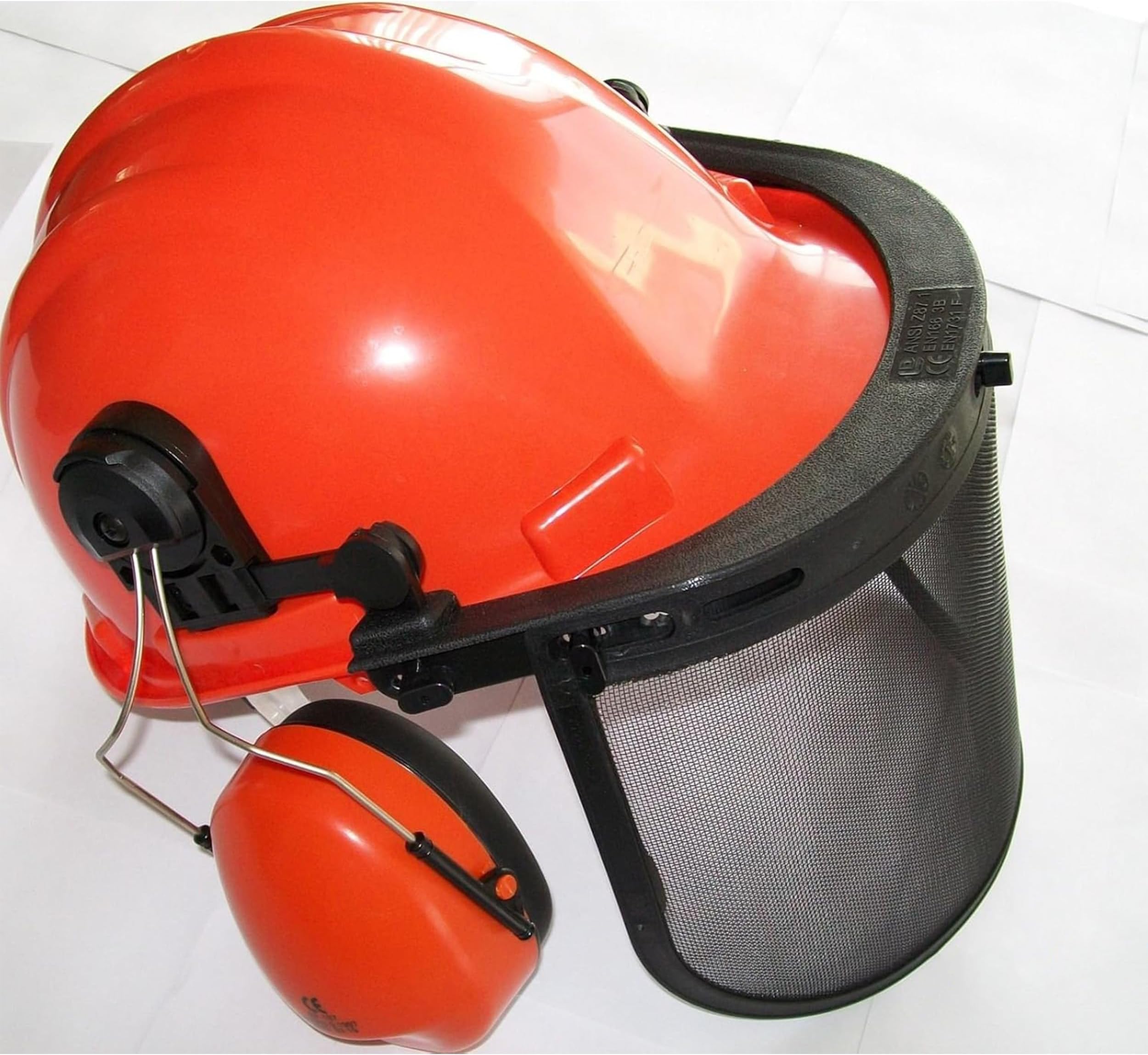 Ocimocylo Chainsaw Protective SAFETY HELMET SYSTEM - Hard Hat/Ear Muffs/Face Shield ;from#archerplus