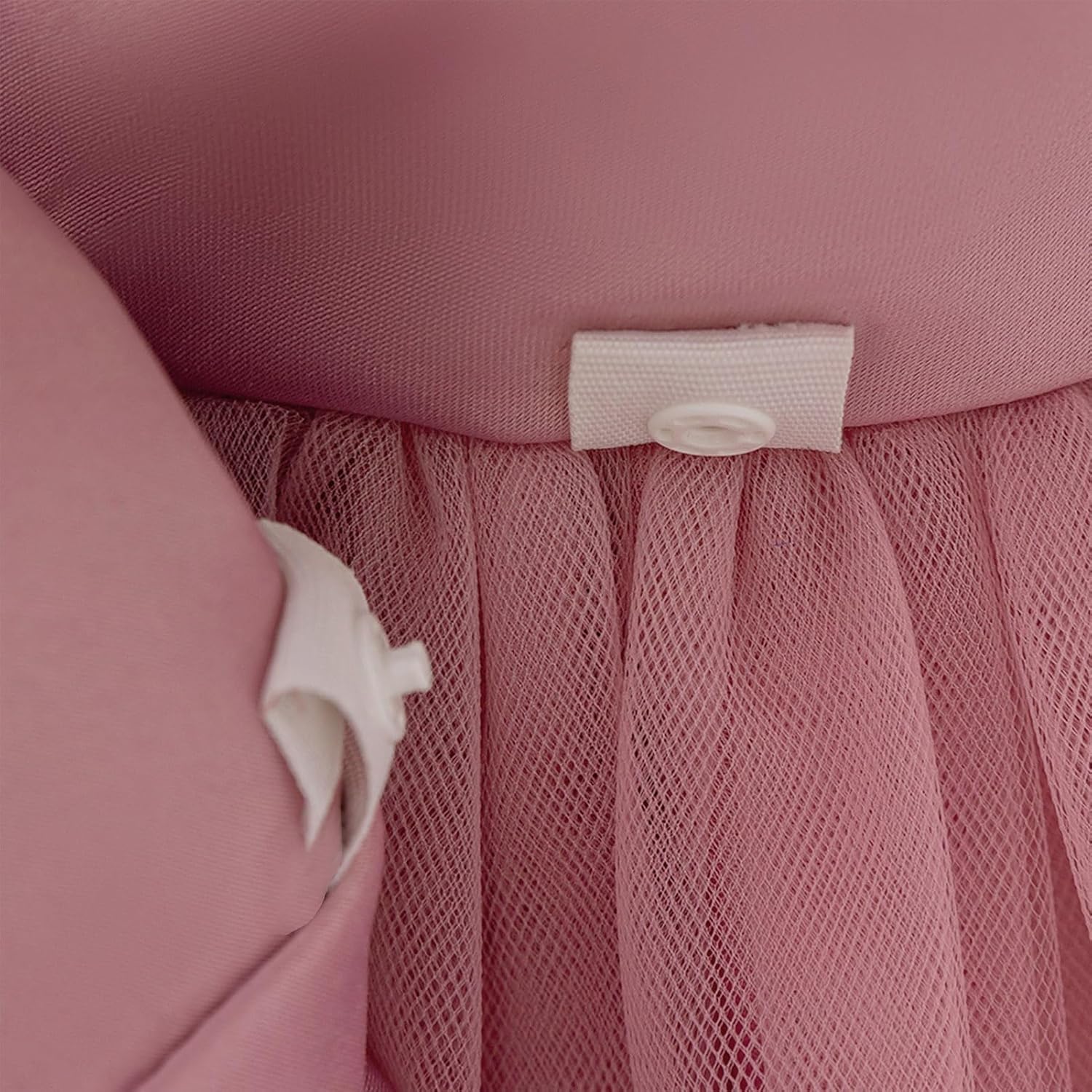 IDOPIP Infant Baby Flower Girl Dress Cold Shoulder Toddler Birthday Dresses Pageant Wedding Party Baptism Tulle Tutu Gown - Image 6