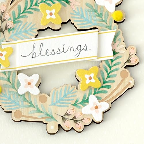 Miniatura 4 de Hallmark Tarjeta de cumpleaños religiosa o tarjeta del día de la madre (adorno de corona extraíble) (paquete de 2)